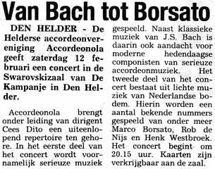 van Bach tot Borsato