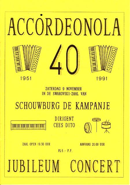 Programmaboekje 1991