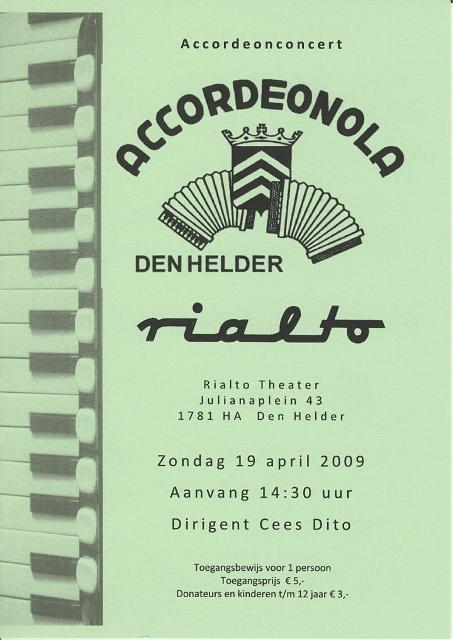 Programmaboekje 2009