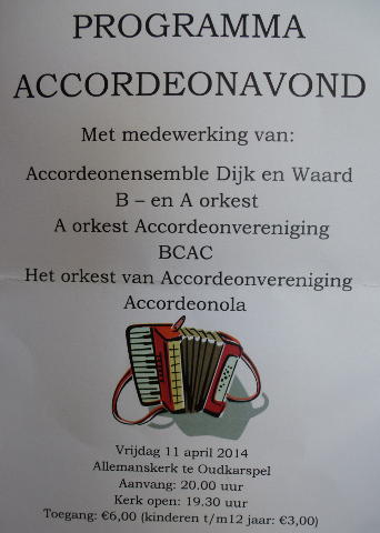 Accordeonavond Oudkarspel