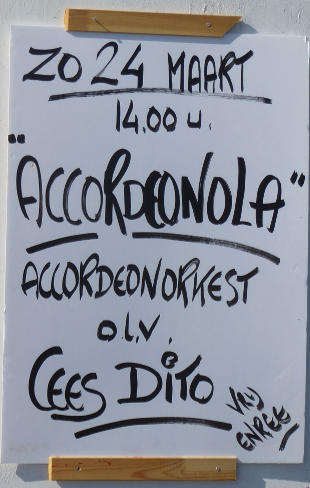 Accordeonola in Keesschuur Anna Paulowna